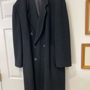 London Fog Elegant Black Trench Coat